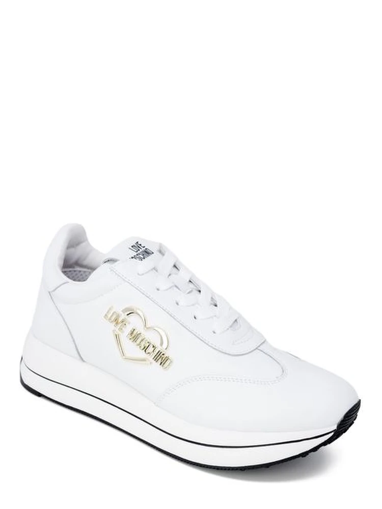 White Leather Low Top Sneakers alternative
