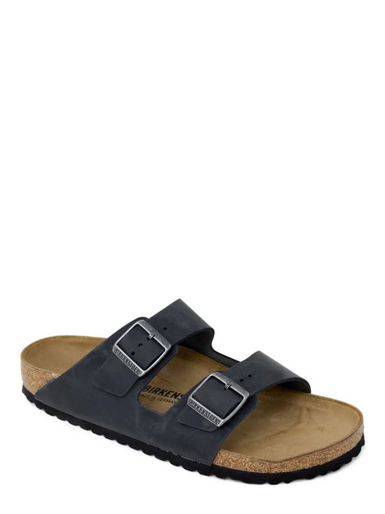 Black Synthetic Slippers