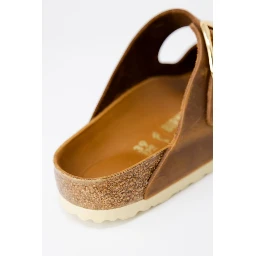 Brown Leather Slippers