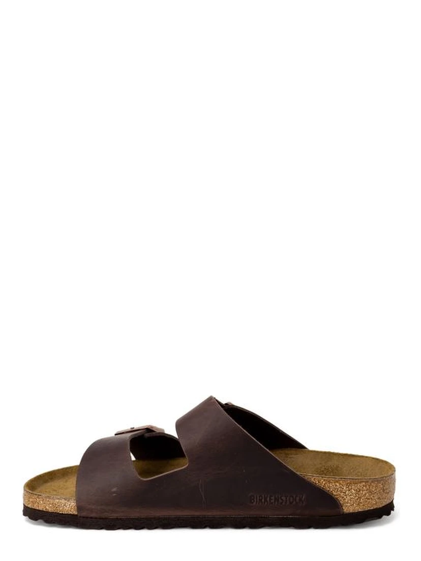 Brown Leather Slippers