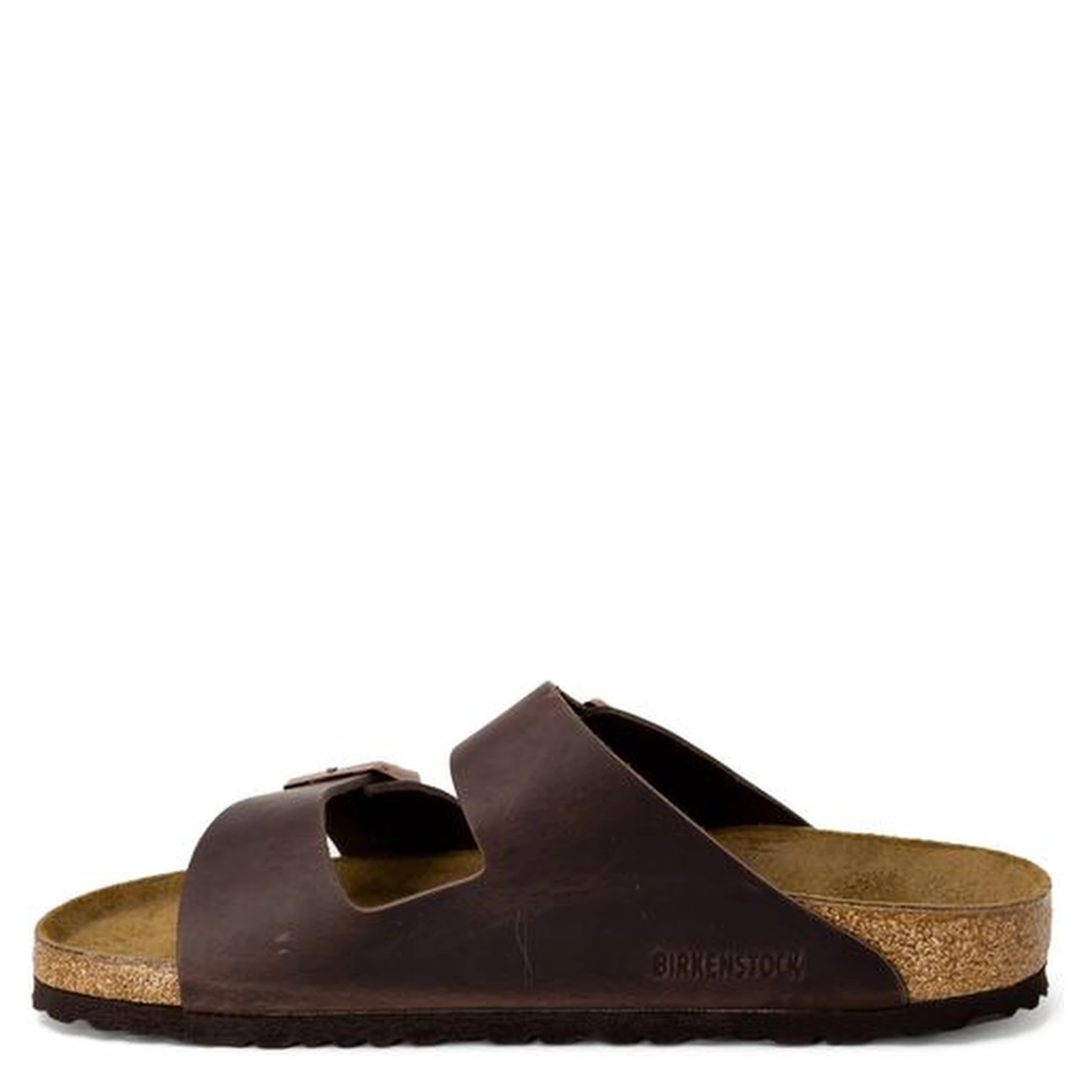 نعال جلدية بنية اللون