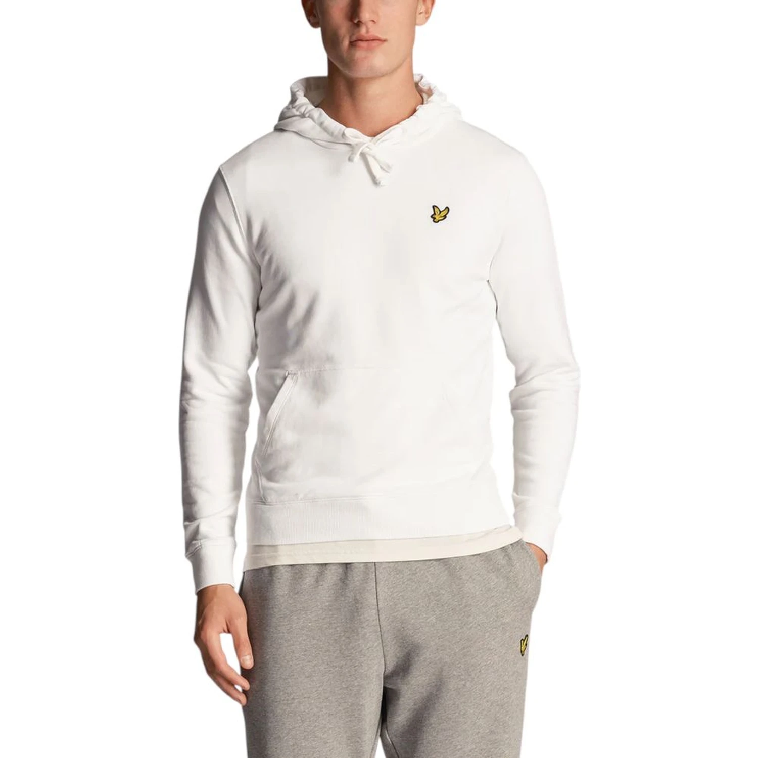 White Cotton Hoodie