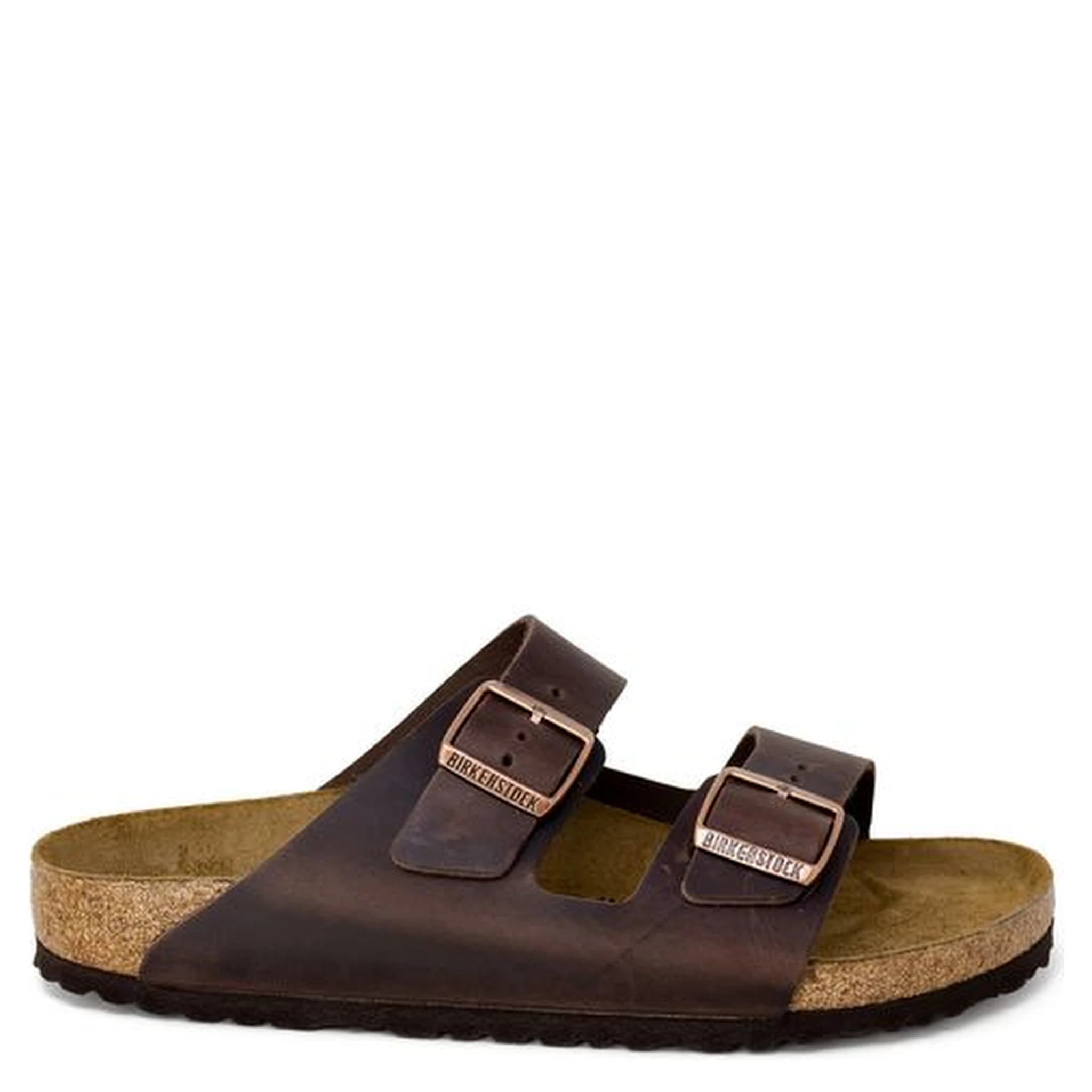 نعال جلدية بنية اللون