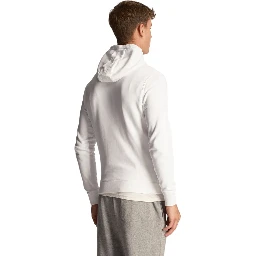 White Cotton Hoodie