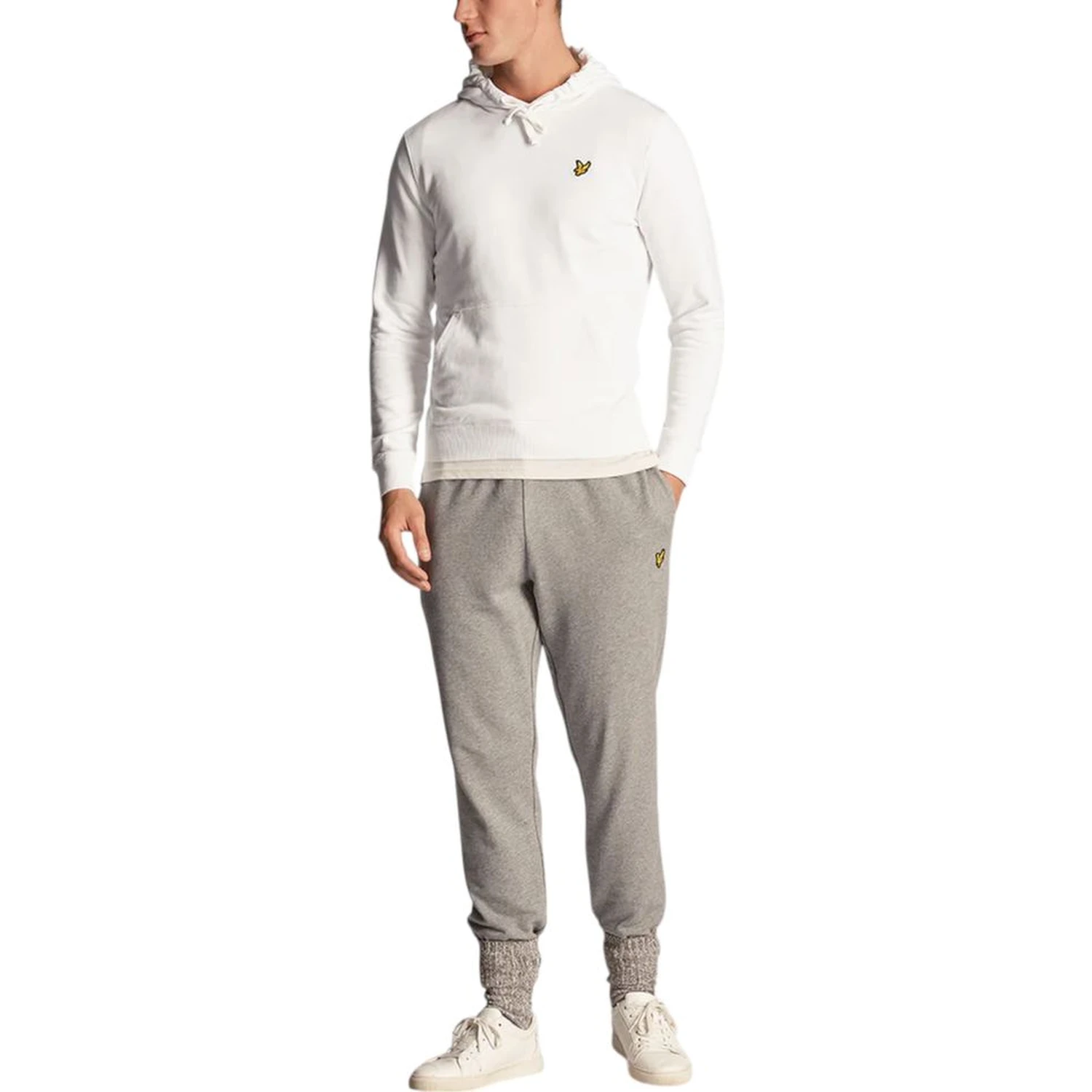 White Cotton Hoodie
