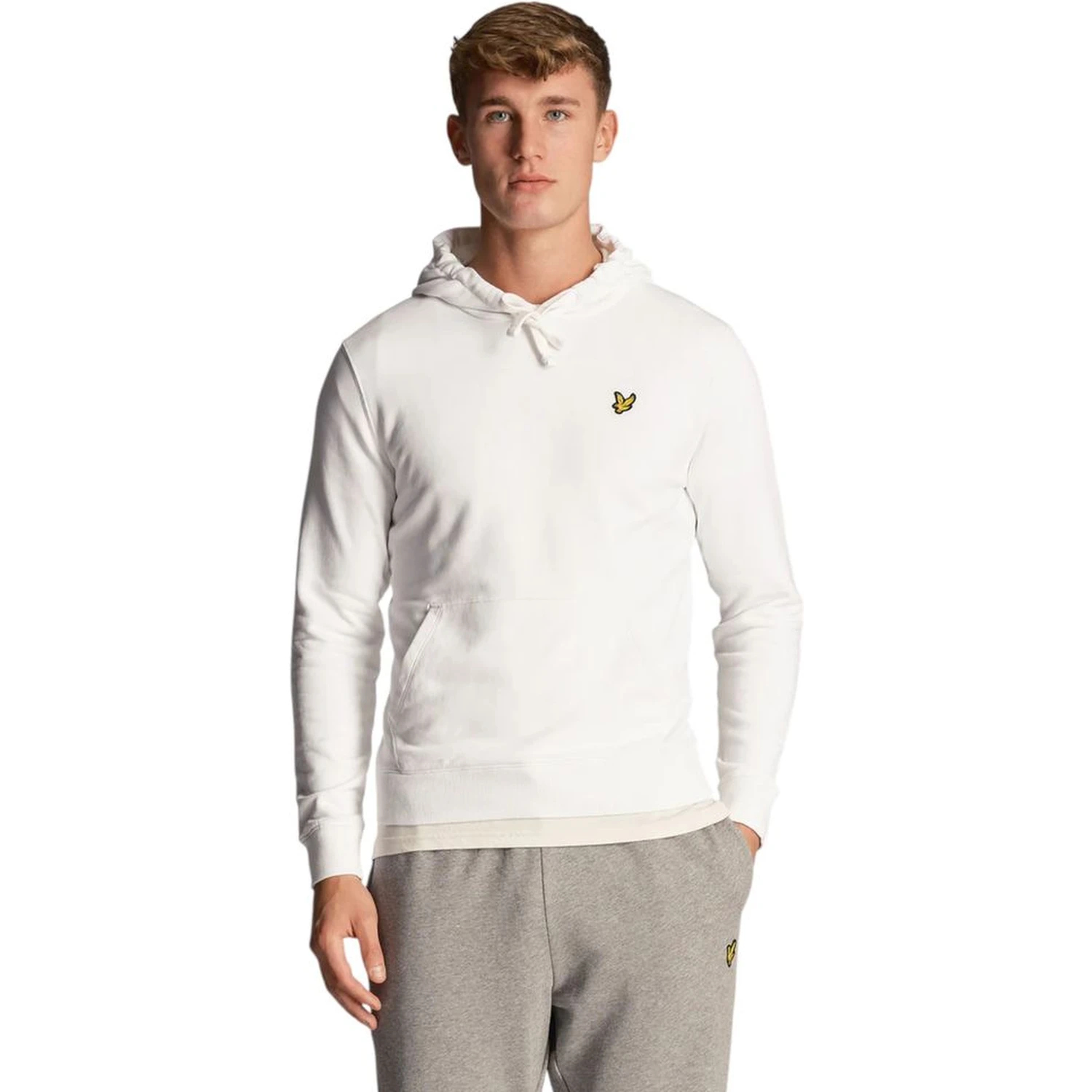 White Cotton Hoodie