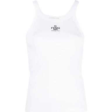 Sleveeless top with logo