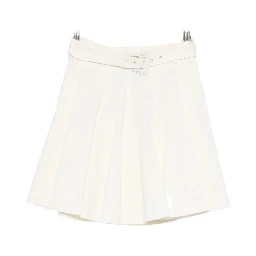 تنانير جينز من فيرساتشي كوتور باللون الكريمي