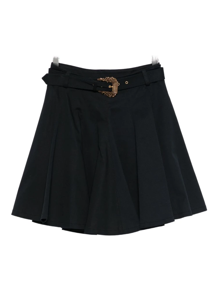 تنانير جينز سوداء من فيرساتشي كوتور