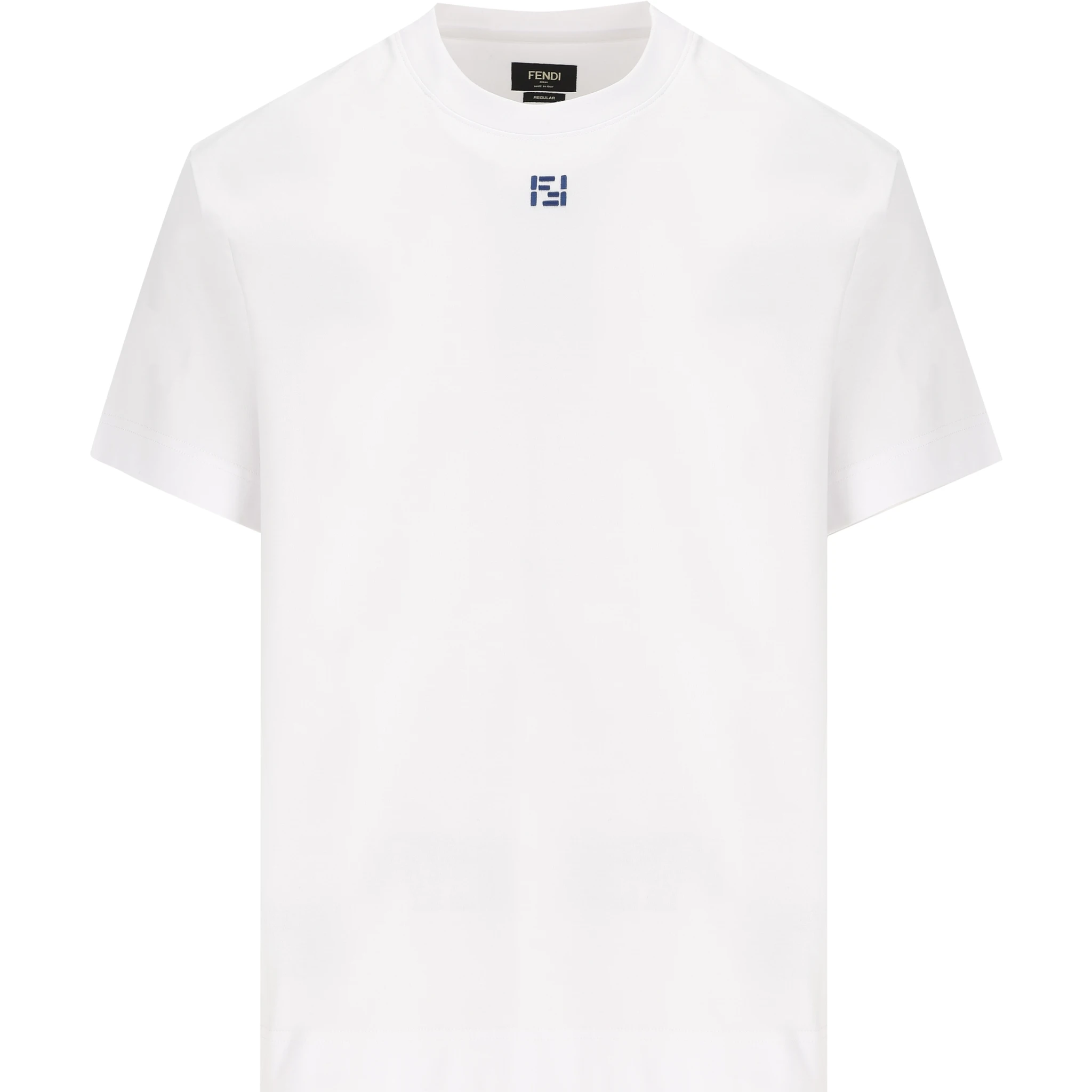 تيشيرتات وبولو من فندي باللون الأبيض