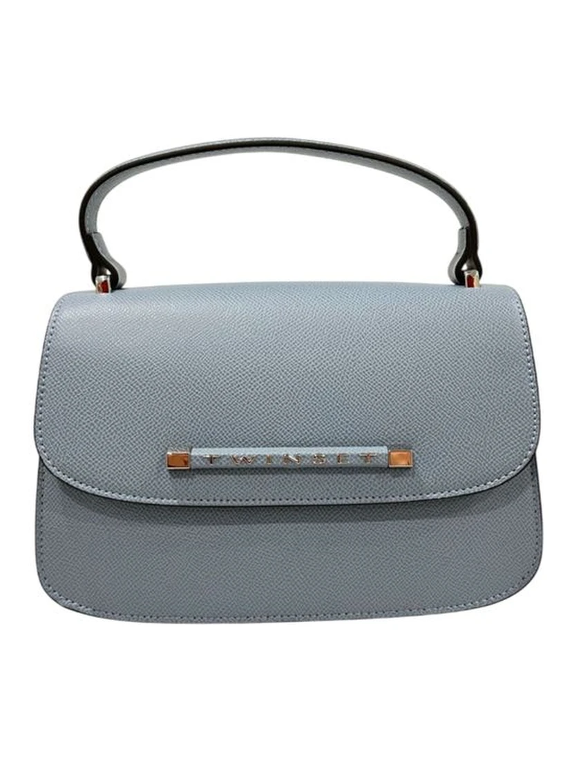 Blue PU Women Handbag