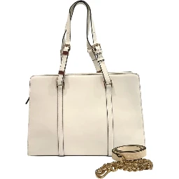 White PU Women Shoulder Bag