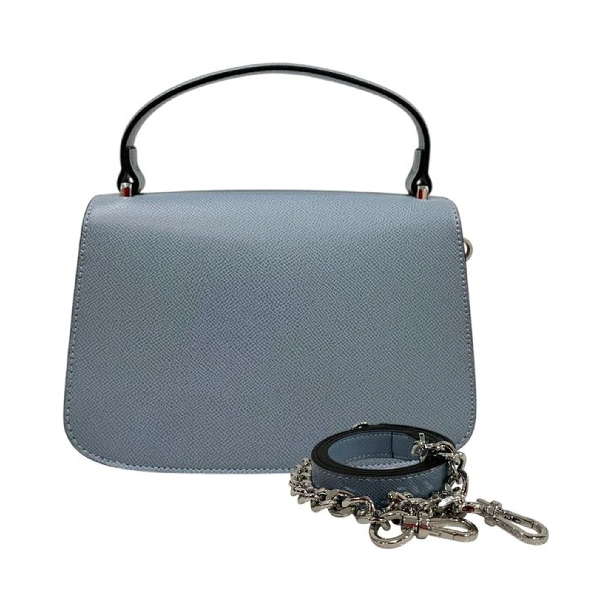 Blue PU Women Handbag