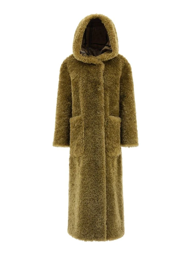 Bicolor Polyester Coat