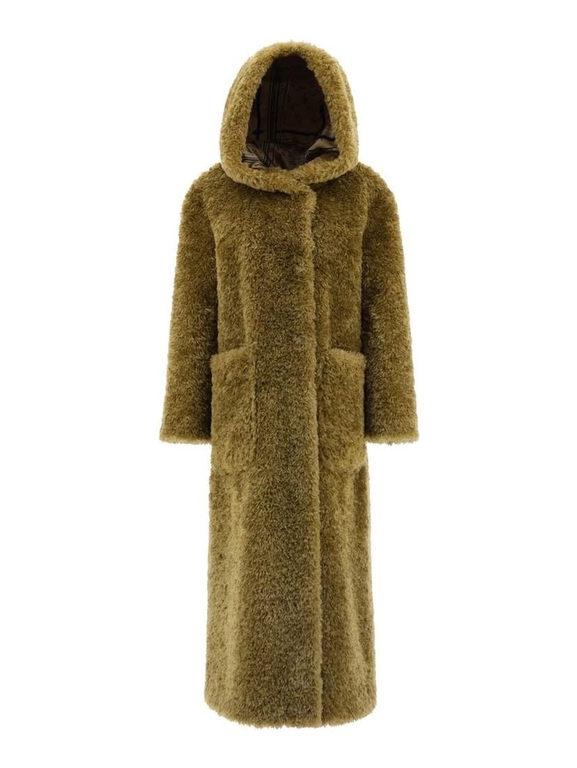 Bicolor Polyester Coat