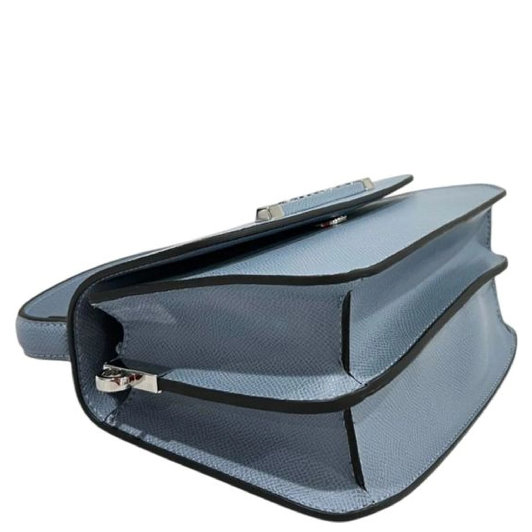 Blue PU Women Handbag