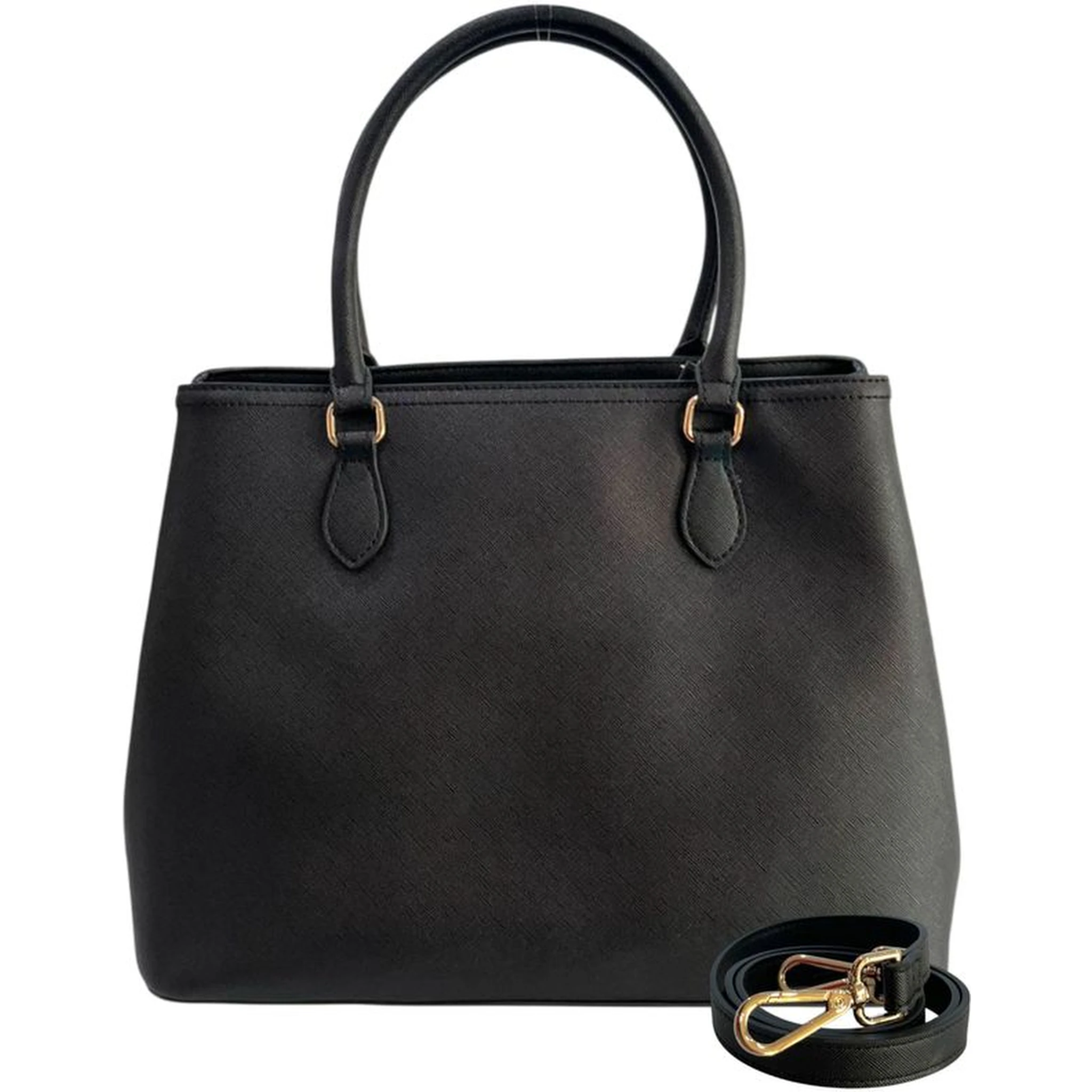 Yellow Polyurethane Women Shoulder Bag