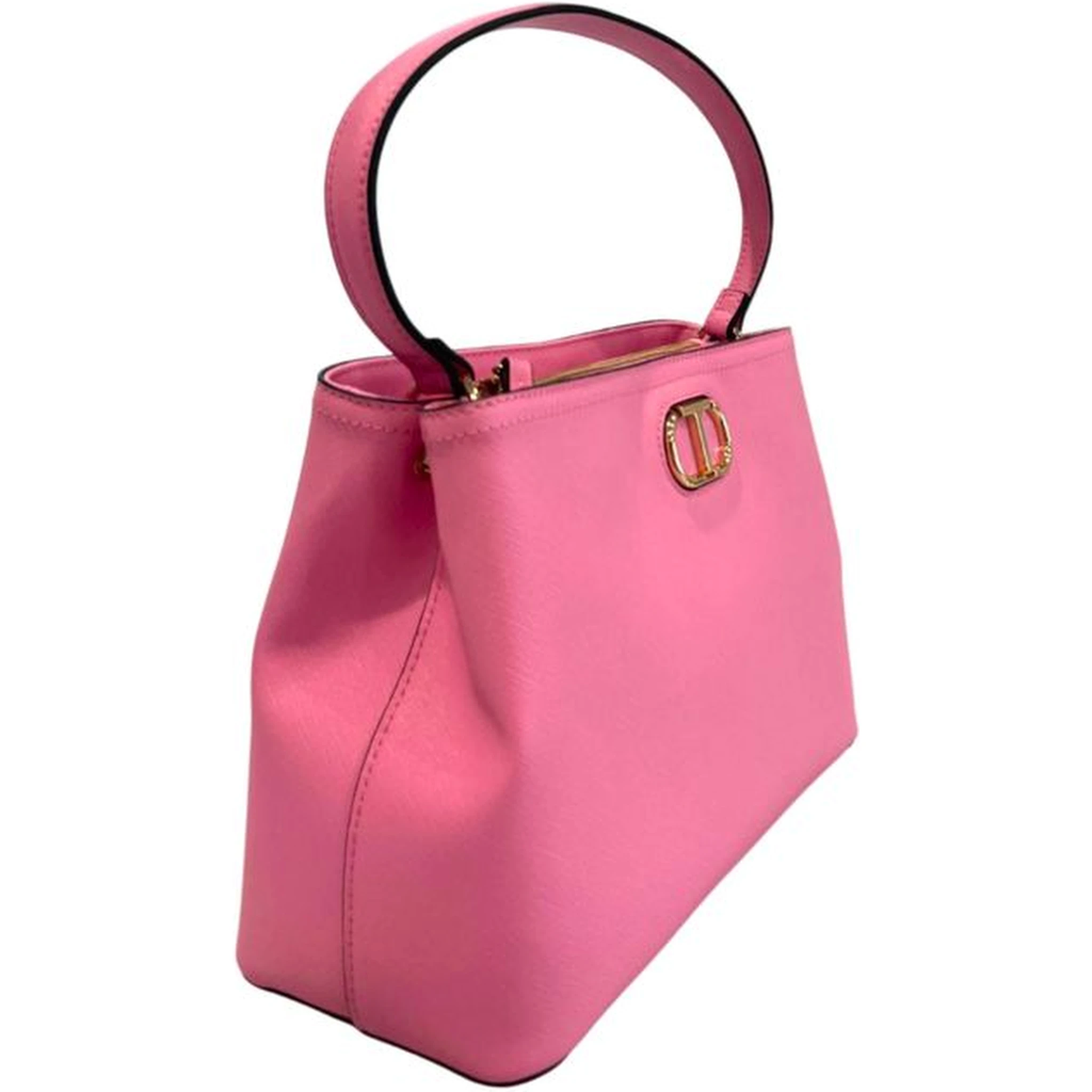 Pink PU Women Handbag