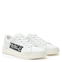 Bordeaux Leather Low Top Sneakers