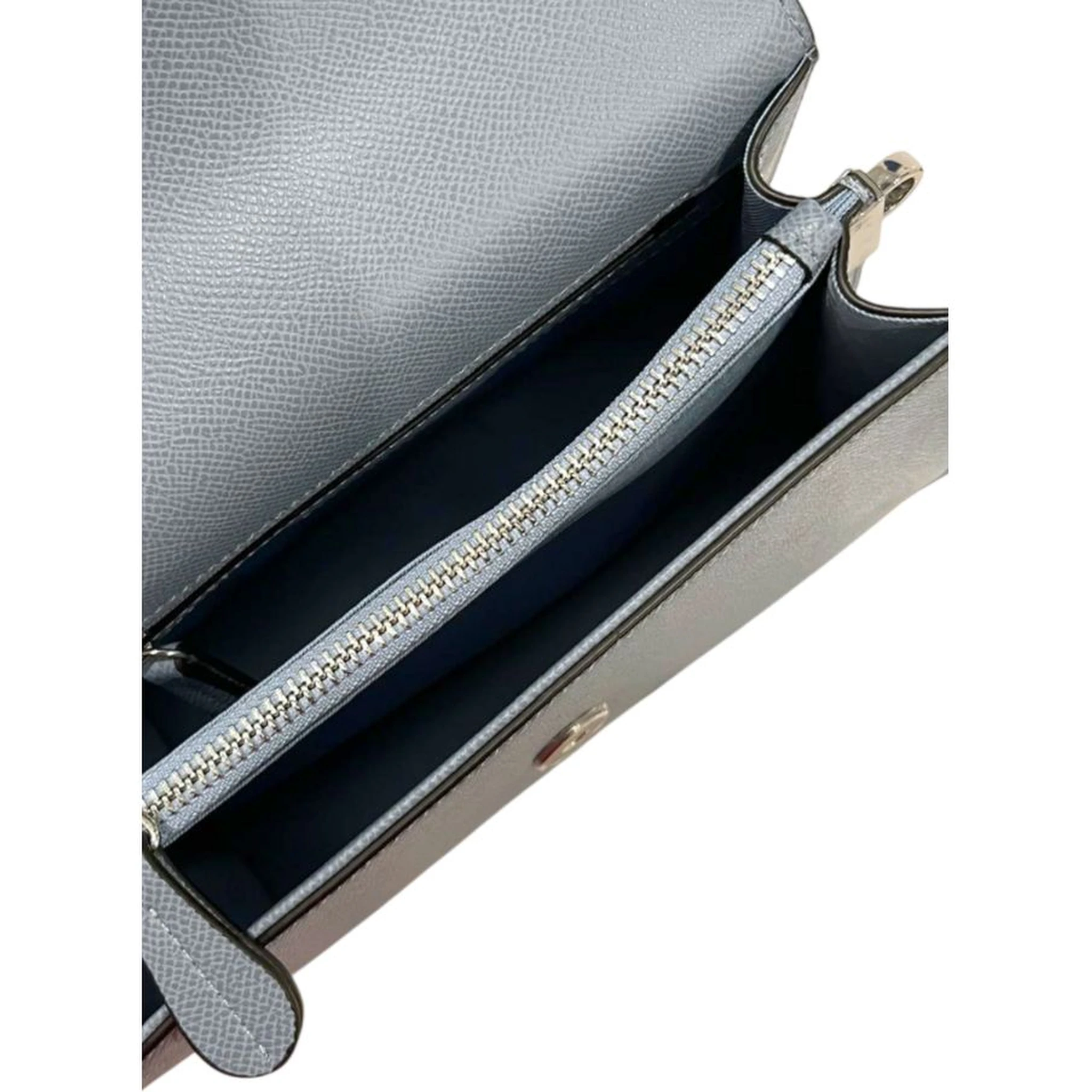 Blue PU Women Handbag