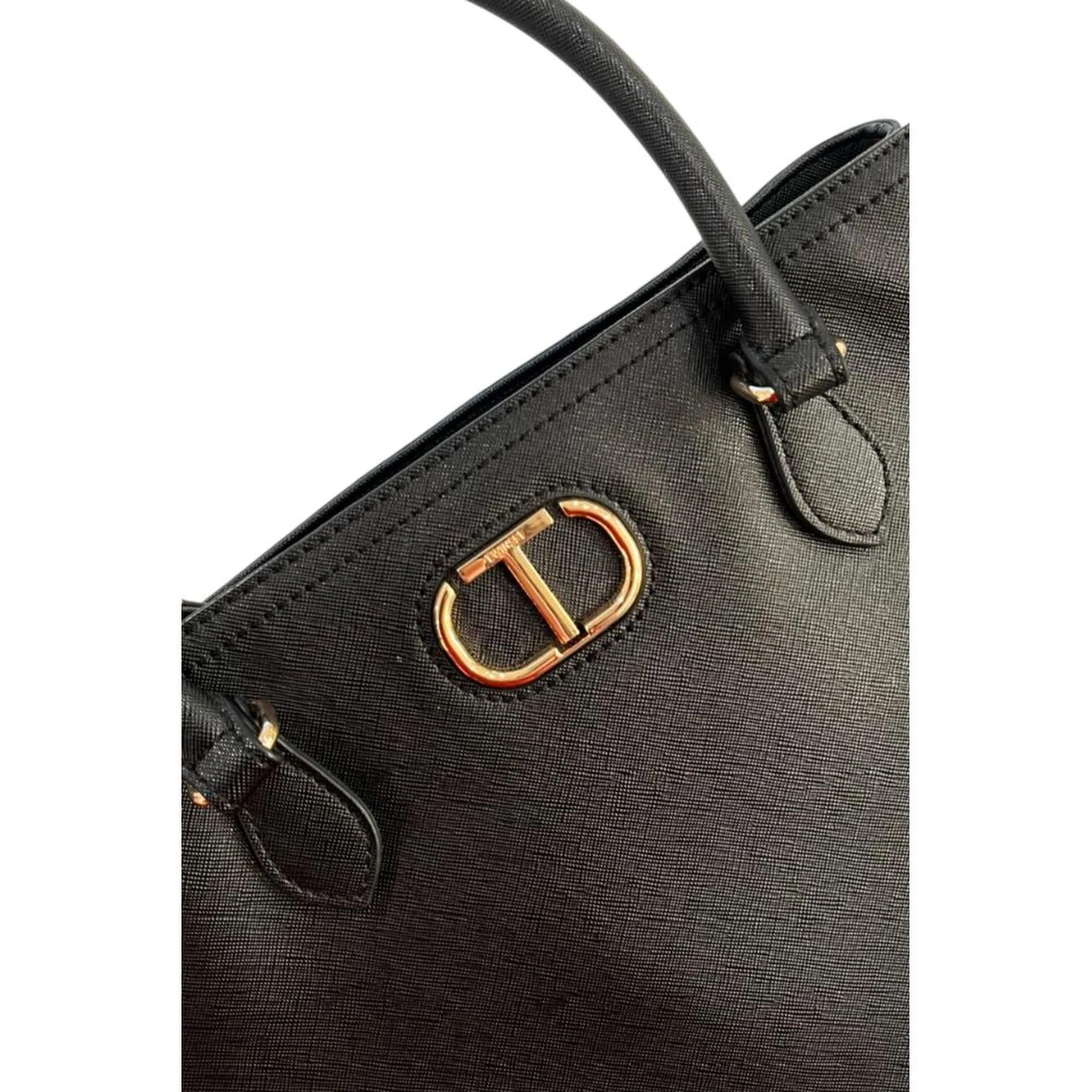 Yellow Polyurethane Women Shoulder Bag
