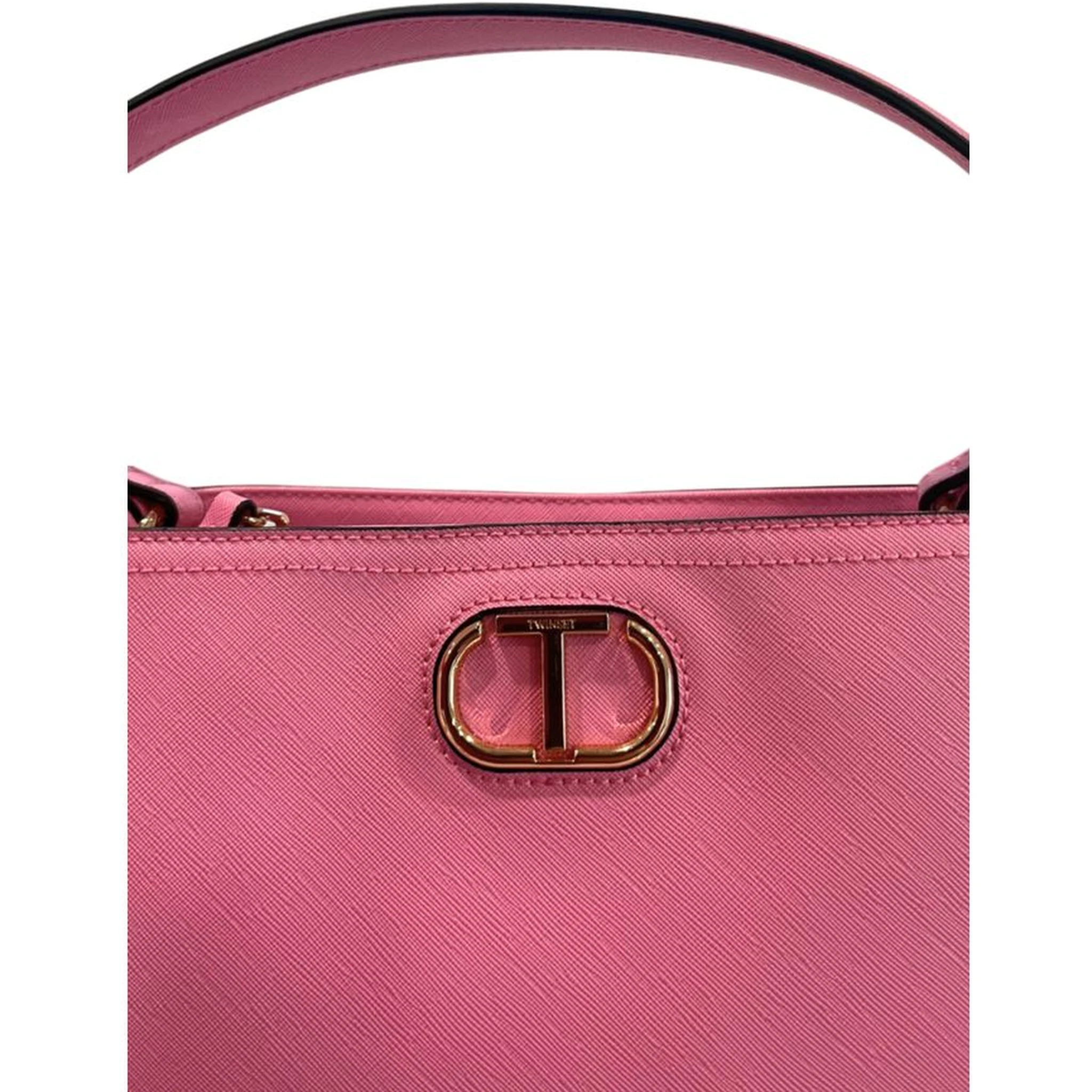 Pink PU Women Handbag