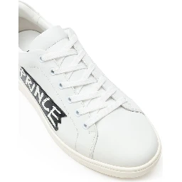 Bordeaux Leather Low Top Sneakers