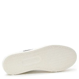 Bordeaux Leather Low Top Sneakers