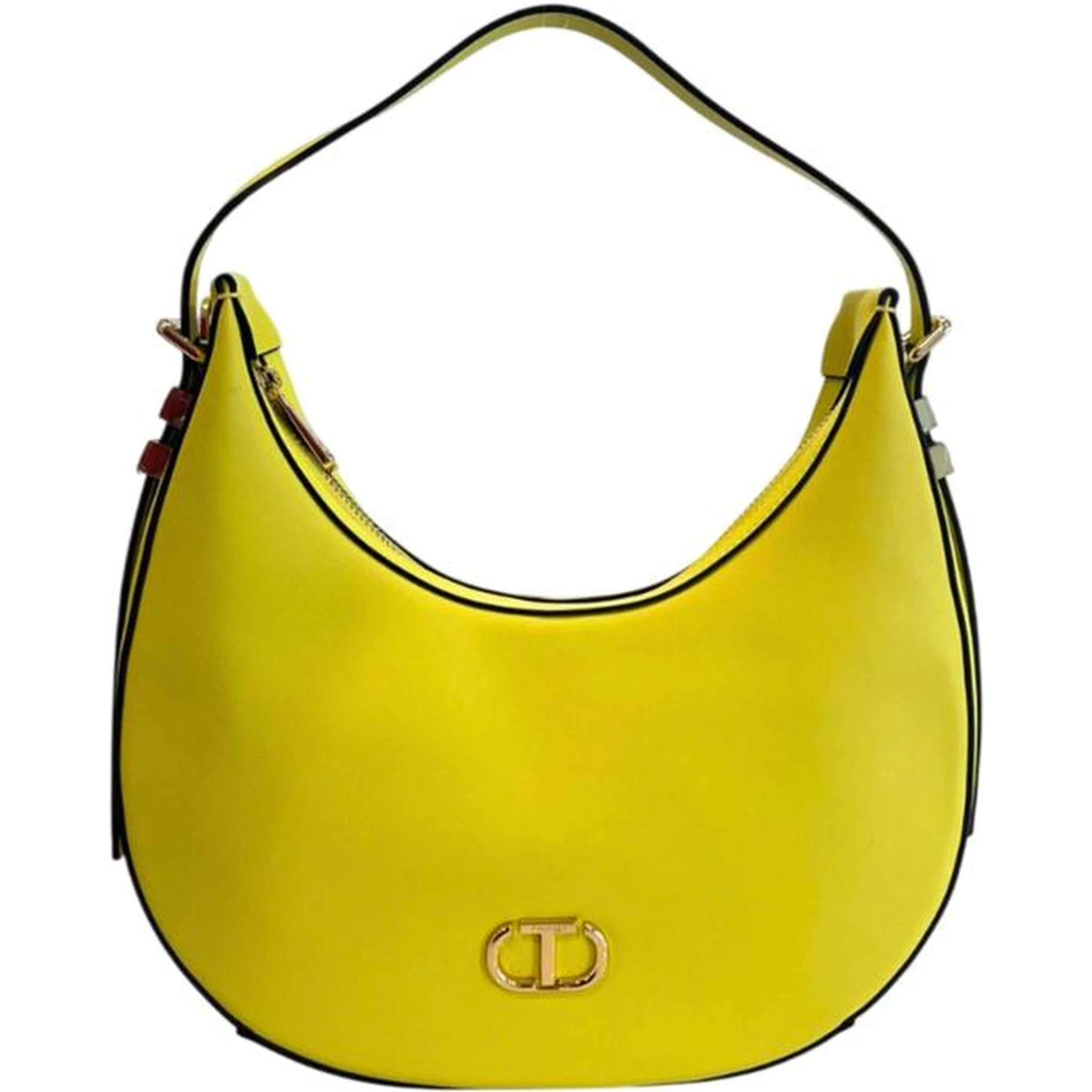 Bicolor Polyethylene Clutch Bag