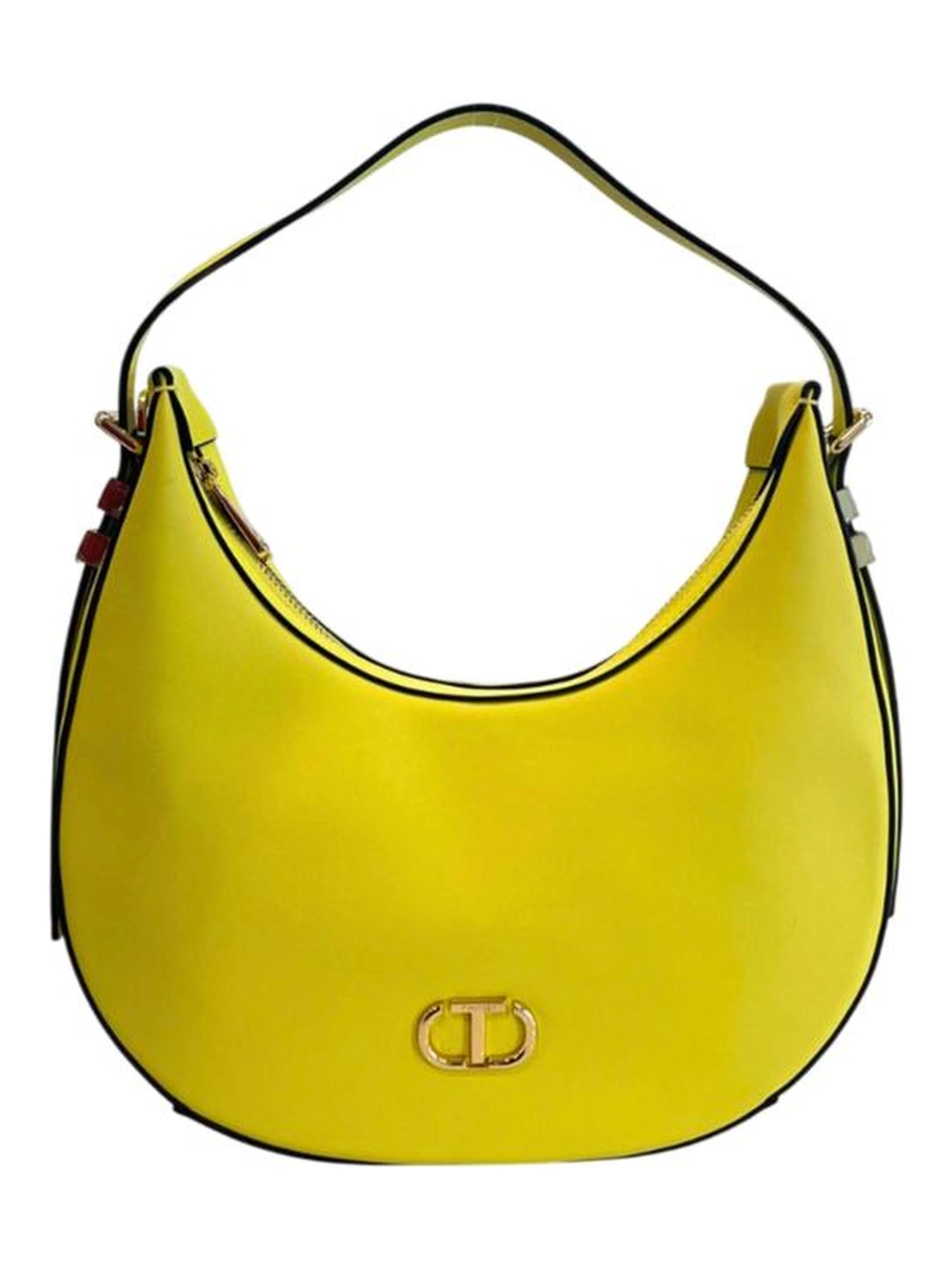 Bicolor Polyethylene Clutch Bag