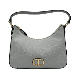Blue PU Women Shoulder Bag
