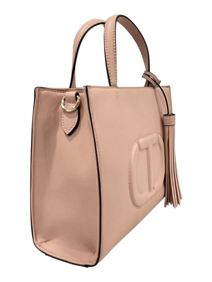 Pink PU Women Handbag