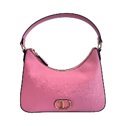 Pink PU Women Shoulder Bag