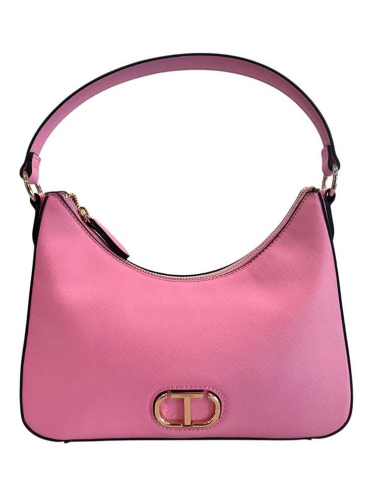 Pink PU Women Shoulder Bag