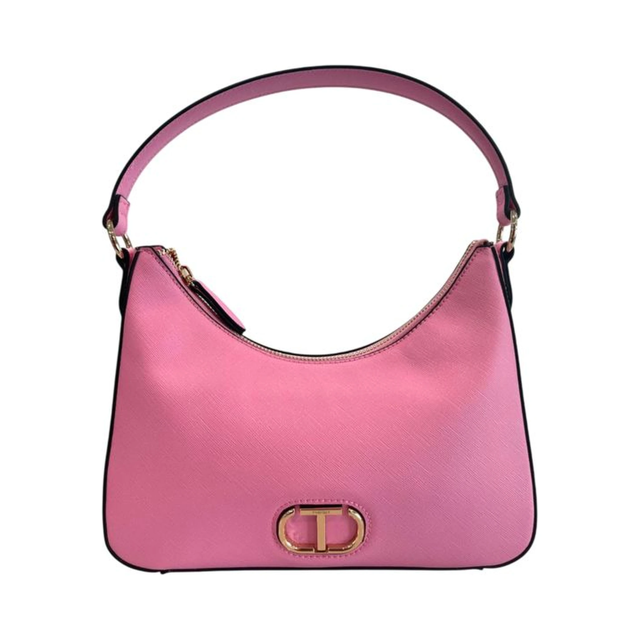 Pink PU Women Shoulder Bag