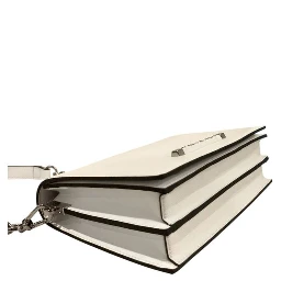 White Polyethylene Crossbody Bag