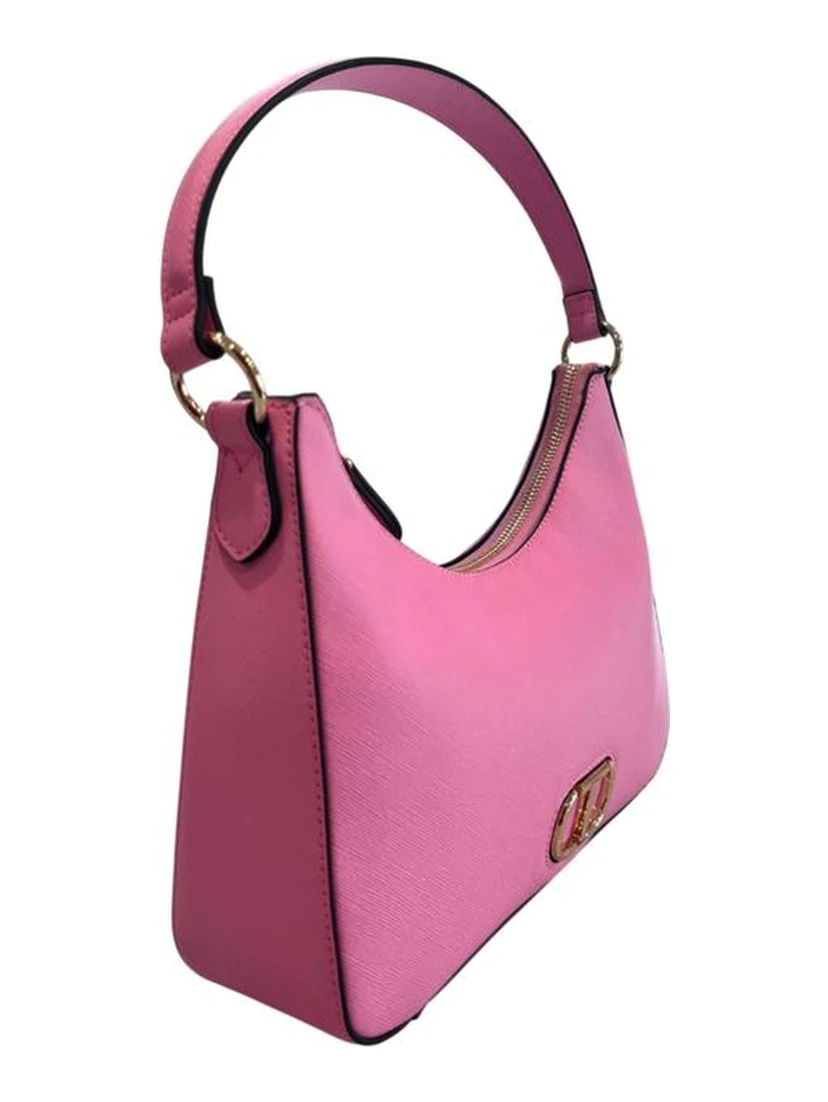Pink PU Women Shoulder Bag