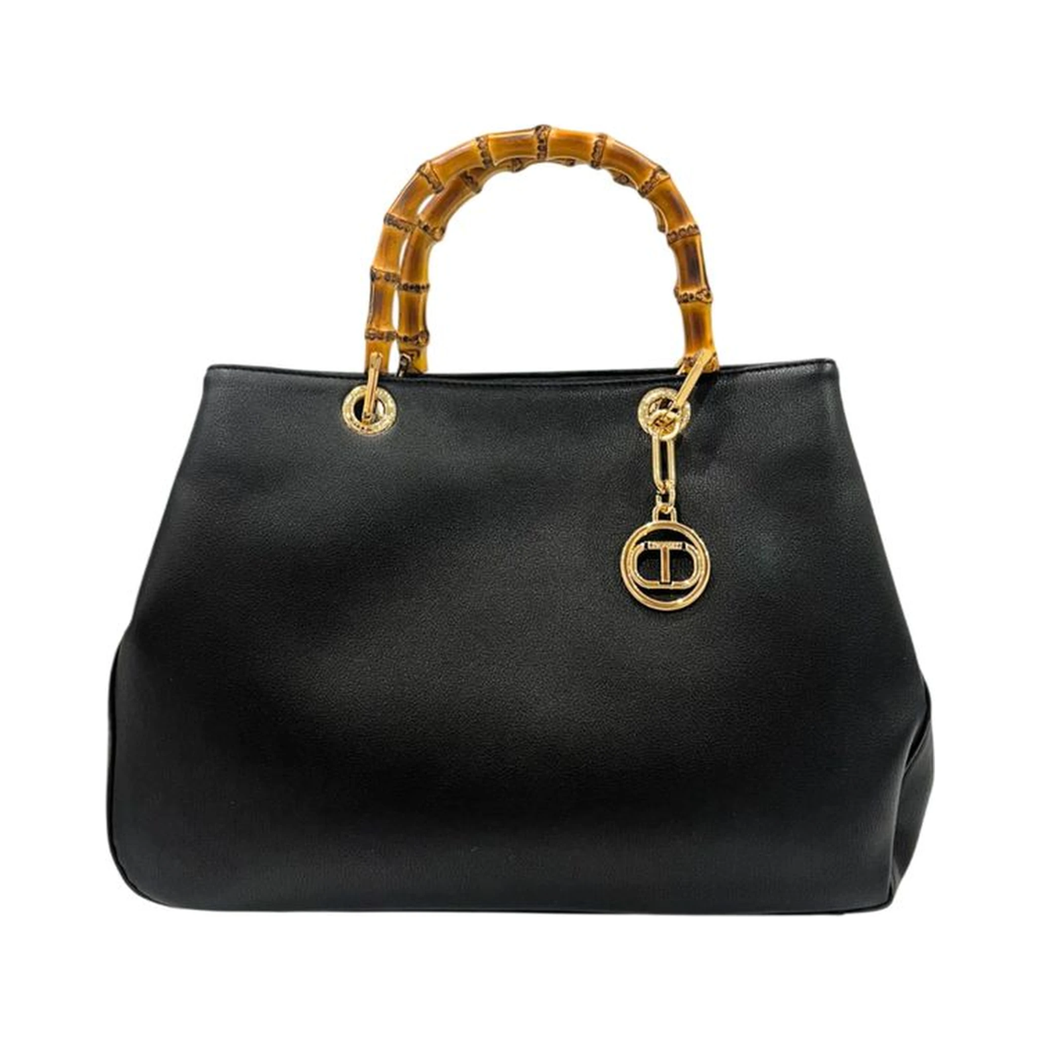 Black PU Women Handbag