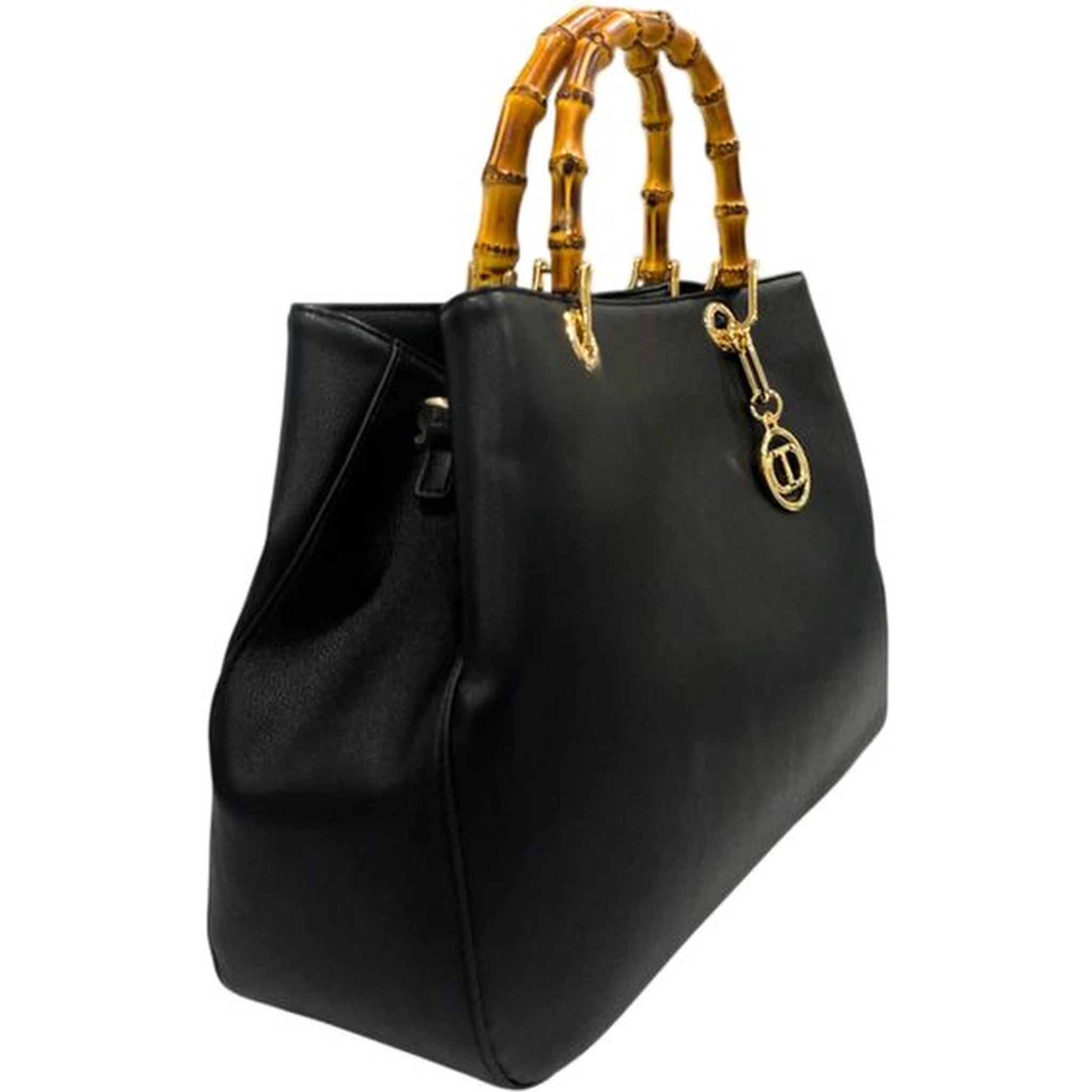 Black PU Women Handbag