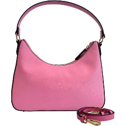 Pink PU Women Shoulder Bag