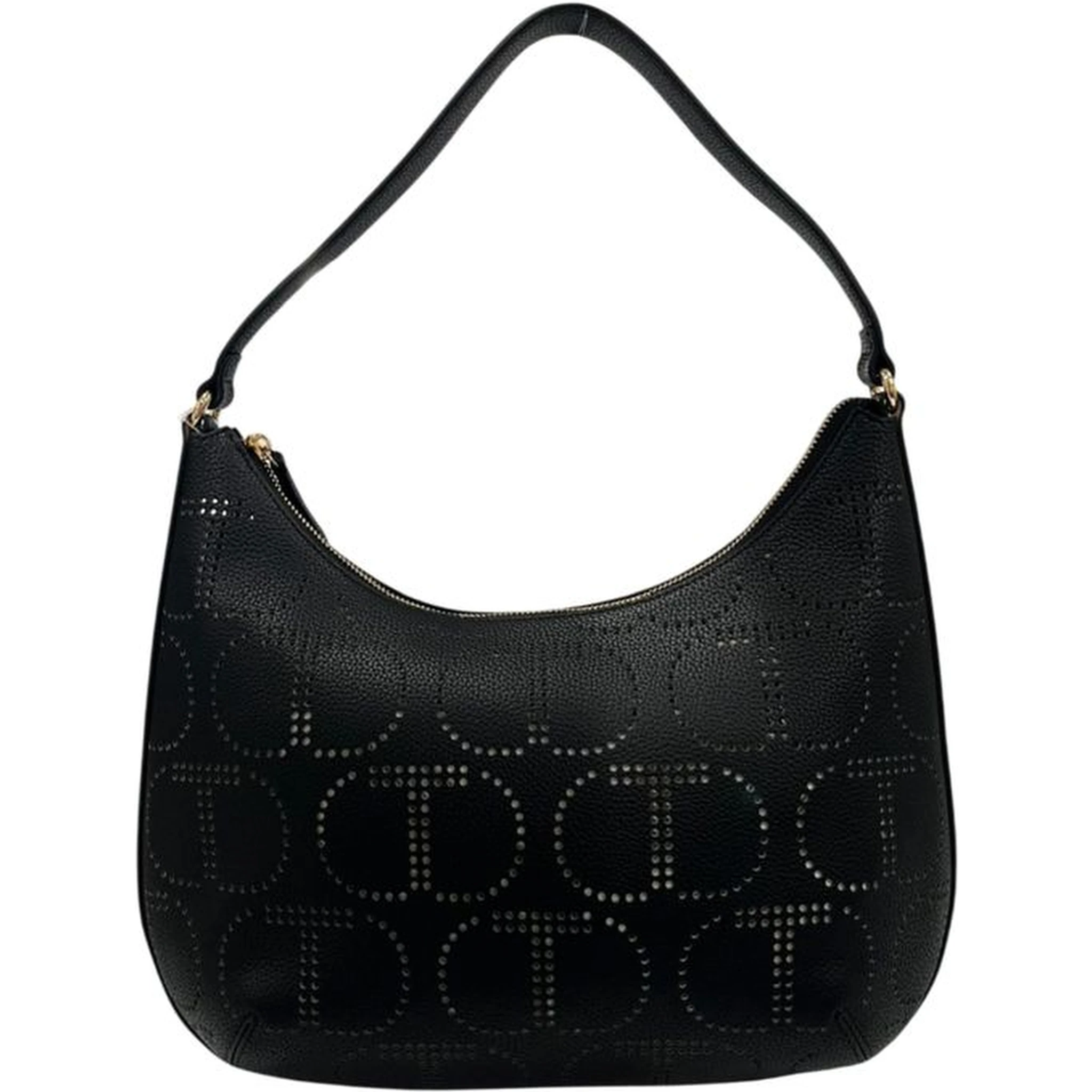 Black Polyethylene Shoulder Bag