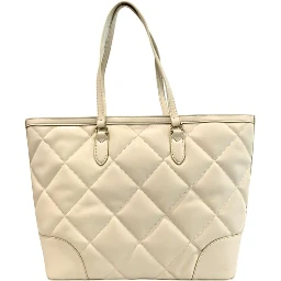 White Polyethylene Shoulder Bag