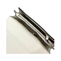 White Polyethylene Crossbody Bag