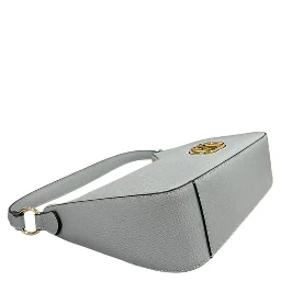 Blue PU Women Shoulder Bag