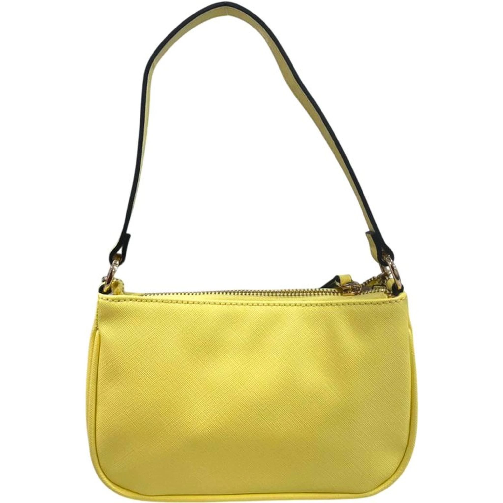 Bicolor Polyethylene Clutch Bag