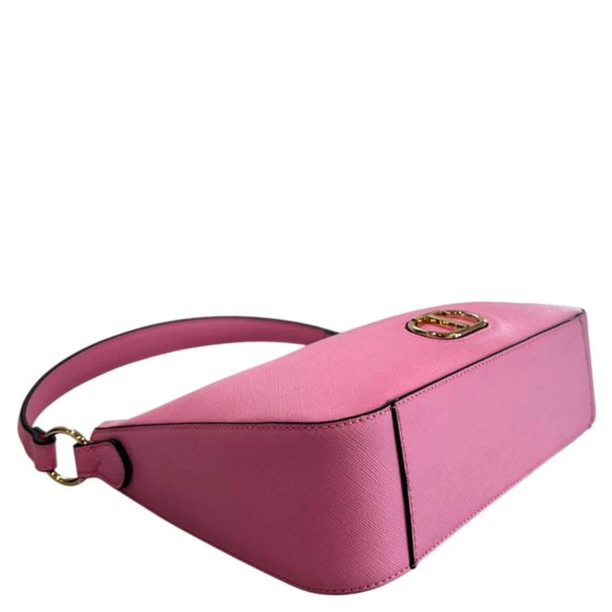 Pink PU Women Shoulder Bag