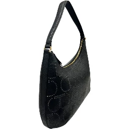 Black Polyethylene Shoulder Bag