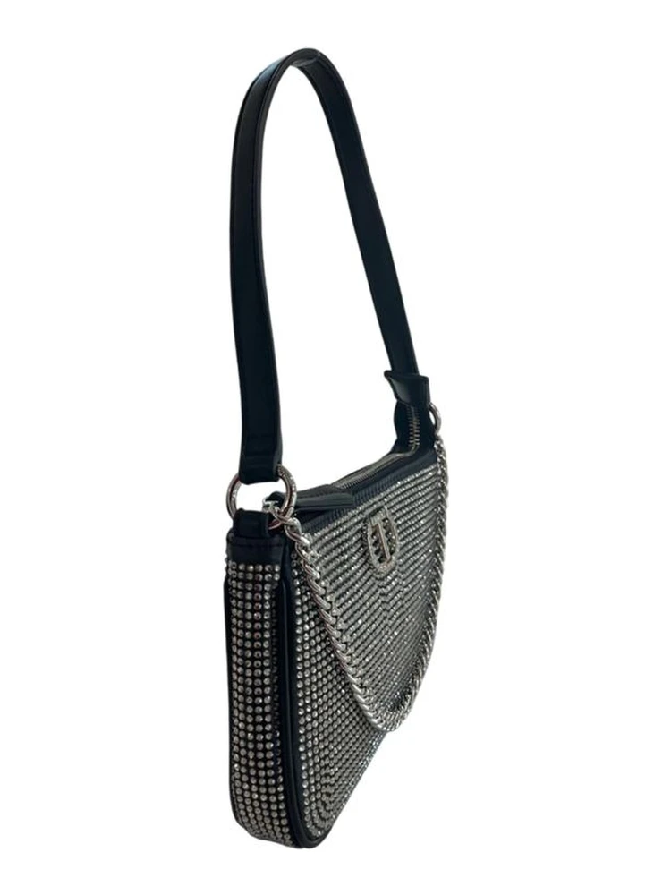 Black Polyurethane Women Shoulder Bag alternative