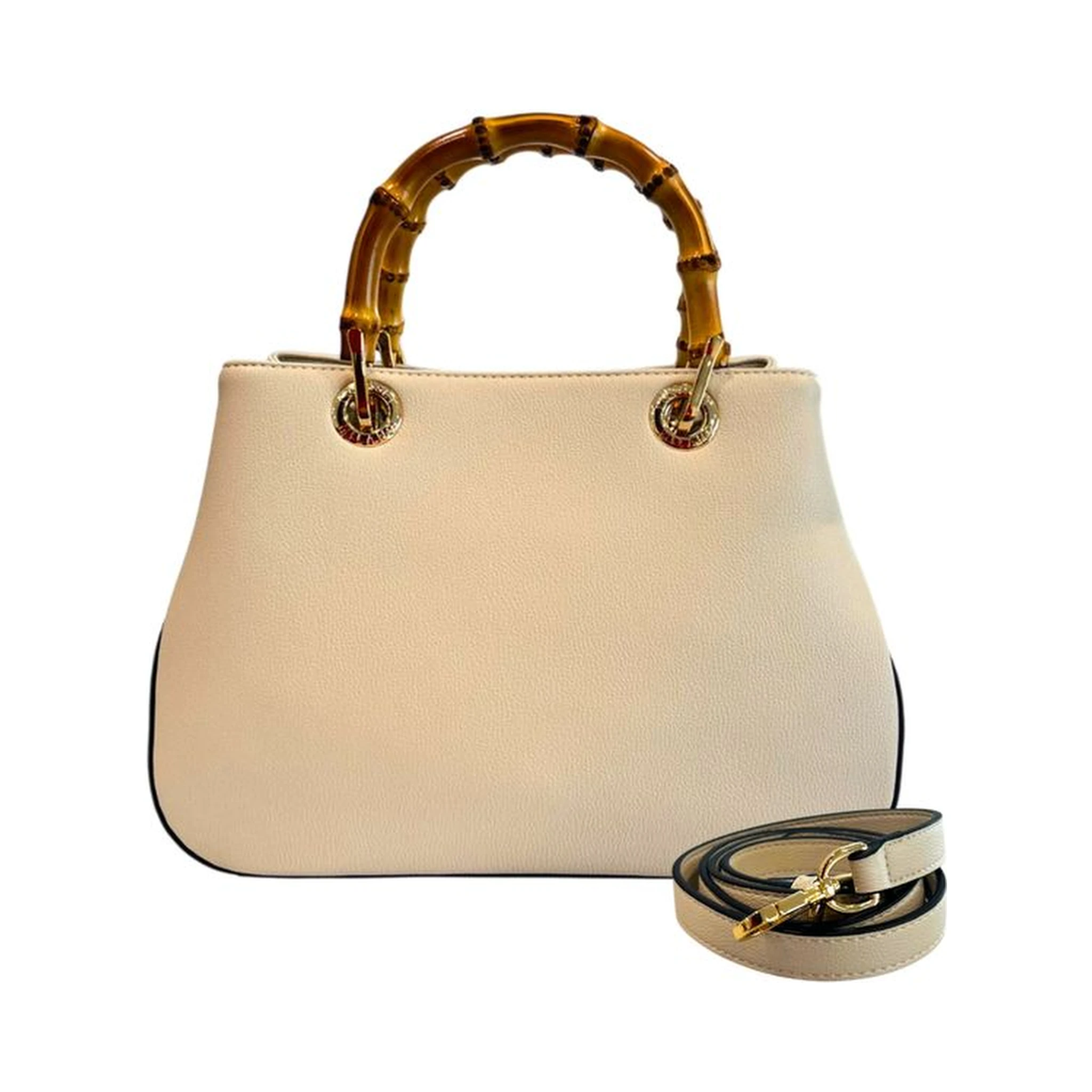Beige PU Women Handbag