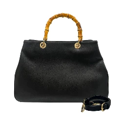 Black PU Women Handbag